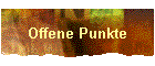 Offene Punkte